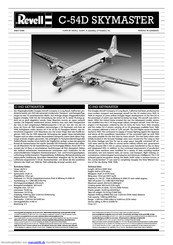 REVELL C-54D SKYMASTER Montageanleitung