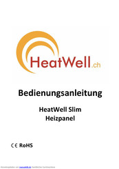 heatwell Slim HS900 Bedienungsanleitung