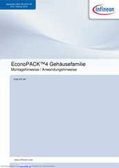 Infineon EconoPACK 4-Serie Montagehinweise / Anwendungshinweise