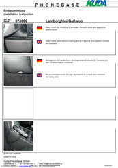Kuda 073000 Einbauanleitung
