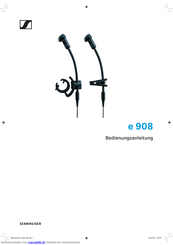 Sennheiser E908 Bedienungsanleitung