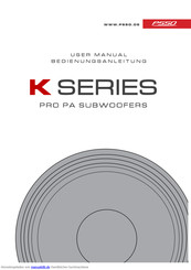 PSSO K-181 Bedienungsanleitung