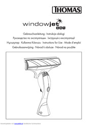 Thomas Windowjet 3 in 1 Gebrauchsanleitung