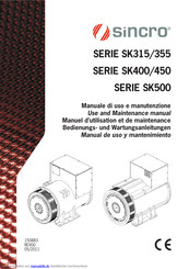 Sincro SK315-Serie Bedienungs- Und Wartungsanleitungen