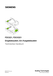 Siemens FDCI221 Technisches Handbuch