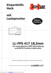 LaserLine LL-FPS 417 Einbauanleitung