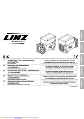 Linz electric E1S13S A/4 Gebrauchs- Und Wartungsanleitung