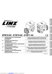 Linz electric SPW10 AC Gebrauchs- Und Wartungsanleitung
