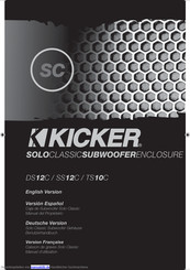 Kicker Solo Classic TS10C Benutzerhandbuch