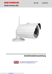 Kathrein WIK 100 WLAN-IP-Überwachungskamera HD 
