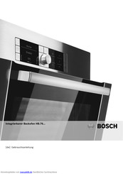Bosch HB.76 Serie Gebrauchsanleitung