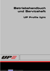UP Profile light Betriebshandbuch Und Serviceheft