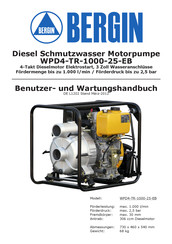 BERGIN WPD4-TR-1000-25-EB Benutzer- Und Wartungshandbuch