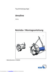 KSB Amaline 200 Betriebs-/Montageanleitung