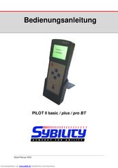 Sybility PILOT II series Bedienungsanleitung