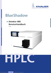 Knauer BlueShadow 40D Benutzerhandbuch
