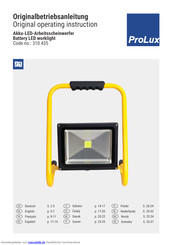 Prolux 310 435 Originalbetriebsanleitung