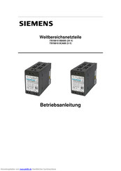 Siemens 7XV5810-0CA00 Betriebsanleitung