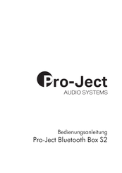 Pro-Ject Audio Systems Stereo Box S2 Bedienungsanleitung