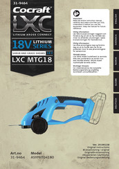 Cocraft LXC MTG18 Original Bedienungsanleitung