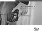 Leica DISTO A2 Gebrauchsanweisung