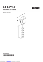 QSC Q-SYS PS-X Hardware-Benutzerhandbuch