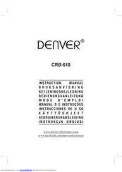 Denver CRB-618 Bedienungsanleitung