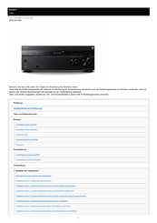 Sony STR-DN1080 Handbuch