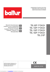baltur TBL 130P / P DACA Installations-, Gebrauchs- Und Wartungshandbuch