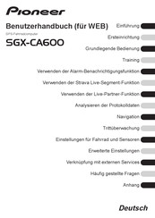 Pioneer SGX-CA600 Benutzerhandbuch
