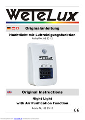 Wetelux 89 93 12 Originalanleitung