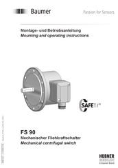 Baumer HURNER FS 90 Montage- Und Betriebsanleitung
