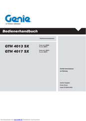 Terex Genie GTH 4013 SX Benutzerhandbuch