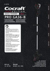Cocraft PRO EDITION PRO GA36-B Original Bedienungsanleitung