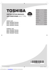 Toshiba RAS-16G2AVP-Serie Installationsanleitung