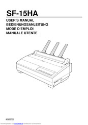 Star Micronics SF-15HA Bedienungsanleitung