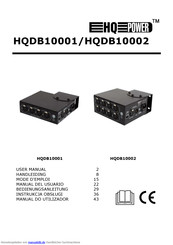 HQ-Power HQDB10002 Bedienungsanleitung
