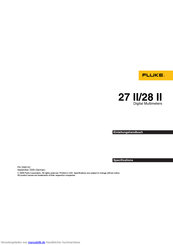 Fluke 27 II Einleitungshandbuch