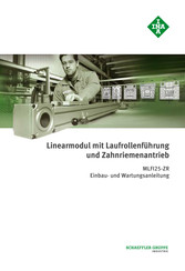 Schaeffler INA MLFI25-ZR Einbau- Und Wartungsanleitung