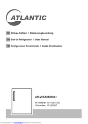Atlantic ATLVEKS88X10A+ Bedienungsanleitung