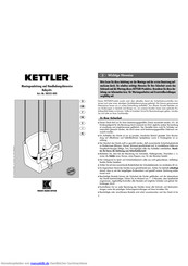 Kettler 08355-000 Montageanleitung Und Handhabungshinweise