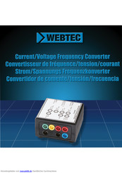 WEBTEC SR-VADC-700 Bedienungsanleitung