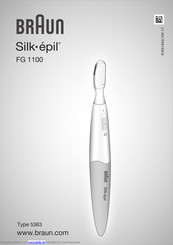 Braun Silk-epil FG 1100 Bedienungsanleitung