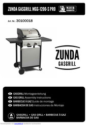 Mayer Barbecue ZUNDA MGG-1200-S PRO Montageanleitung