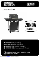 Mayer Barbecue ZUNDA MGG-1201-B BASIC Montageanleitung
