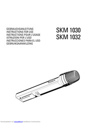 Sennheiser SKM 1030 series Gebrauchsanleitung