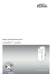 Kermi x-buffer combi Montage- Und Betriebsanleitung