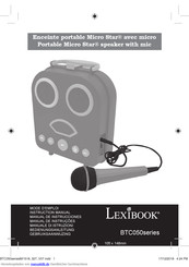 LEXIBOOK Micro Star Bedienungsanleitung