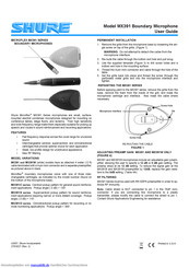 Shure MICROFLEX MX391/O serie Bedienungsanleitung