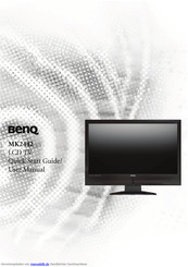 BenQ MK2442 Schnellstartanleitung Und Benutzerhandbuch